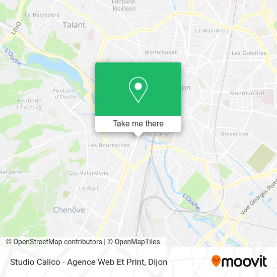 Studio Calico - Agence Web Et Print map