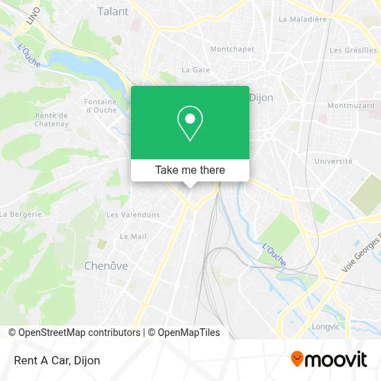 Mapa Rent A Car