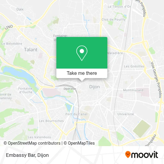 Embassy Bar map