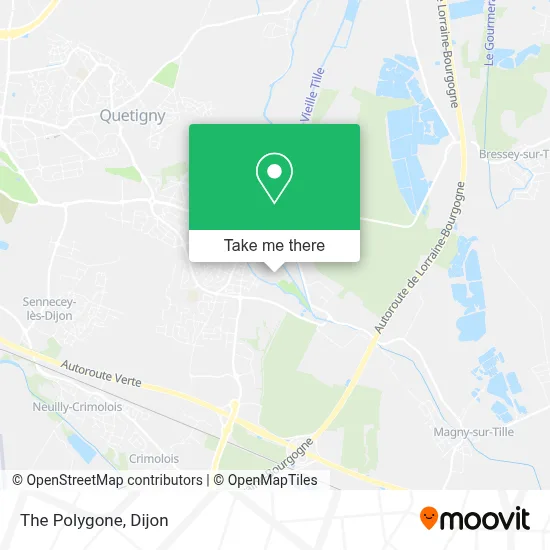 Le Polygone map