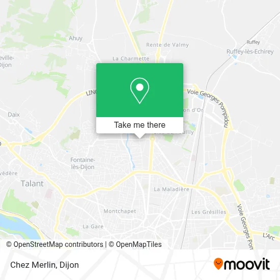 Chez Merlin map