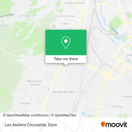 Les Ateliers Chrysalide map