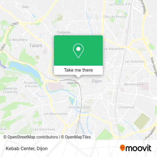 Kebab Center map