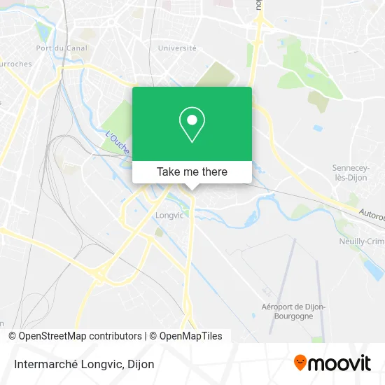 Intermarché Longvic map