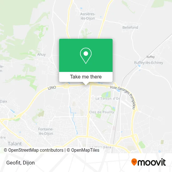 Geofit map