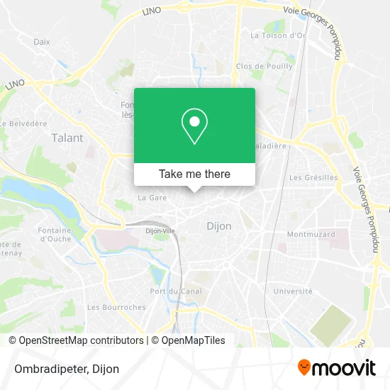 Ombradipeter map