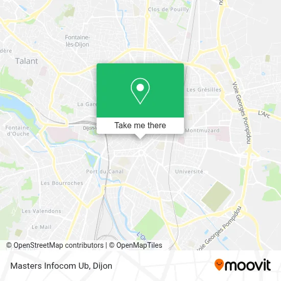 Masters Infocom Ub map