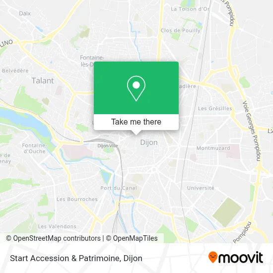 Start Accession & Patrimoine map
