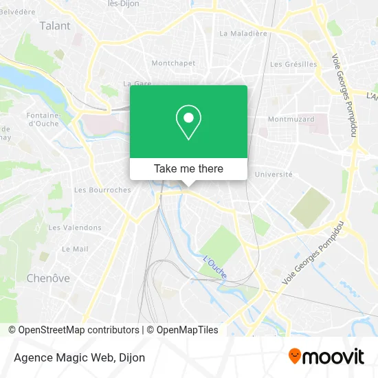 Agence Magic Web map