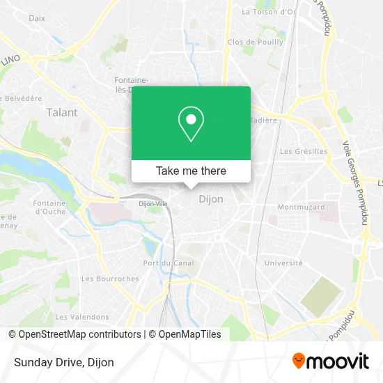 Sunday Drive map