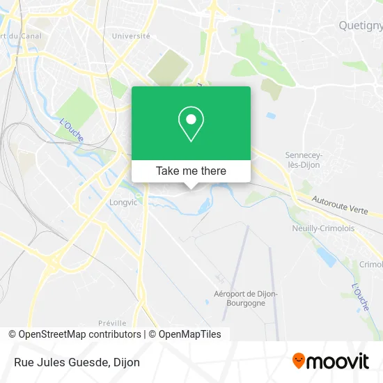 Rue Jules Guesde map