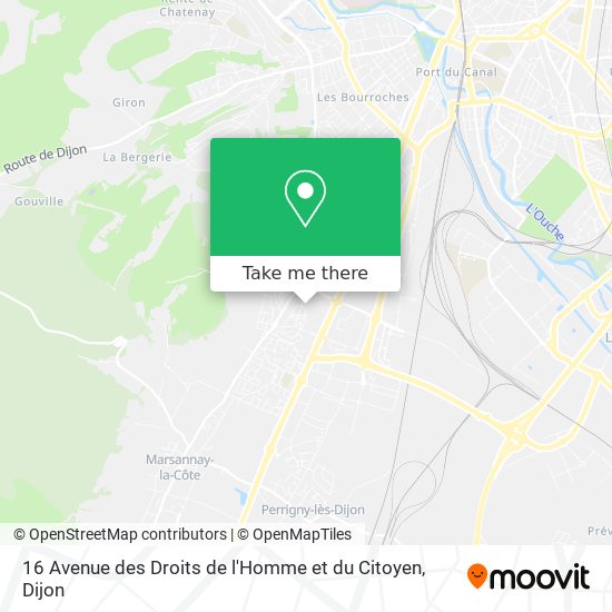 16 Avenue des Droits de l'Homme et du Citoyen map