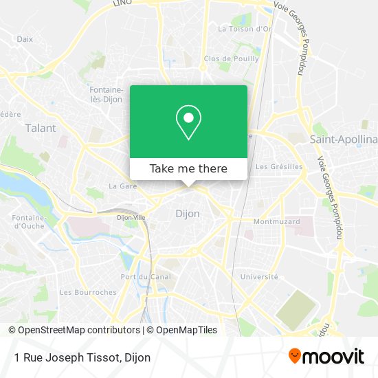 1 Rue Joseph Tissot map