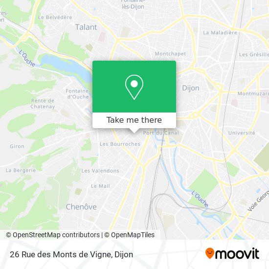 26 Rue des Monts de Vigne map