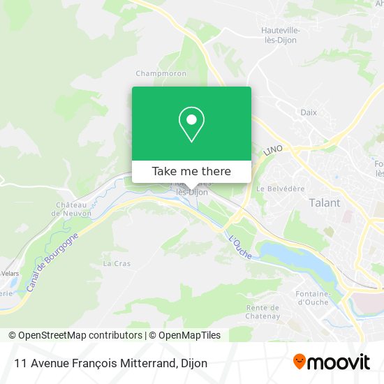 11 Avenue François Mitterrand map