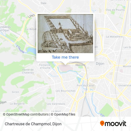 Chartreuse de Champmol map