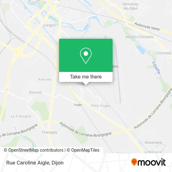 Rue Caroline Aigle map