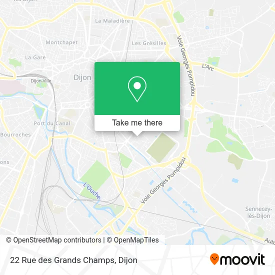 22 Rue des Grands Champs map