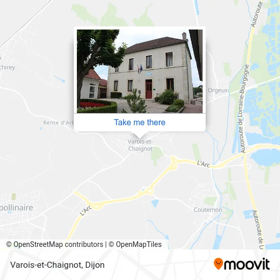 Varois-et-Chaignot map