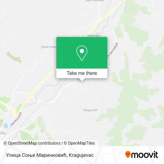 Улица Соње Маринковић map