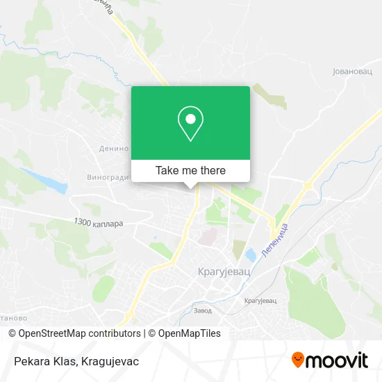 Pekara Klas map