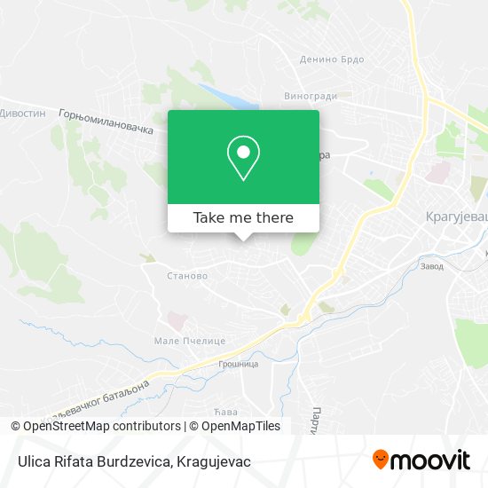 Ulica Rifata Burdzevica map