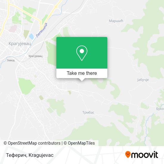 Теферич map