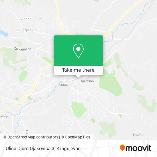 Ulica Djure Djakovica 3 map