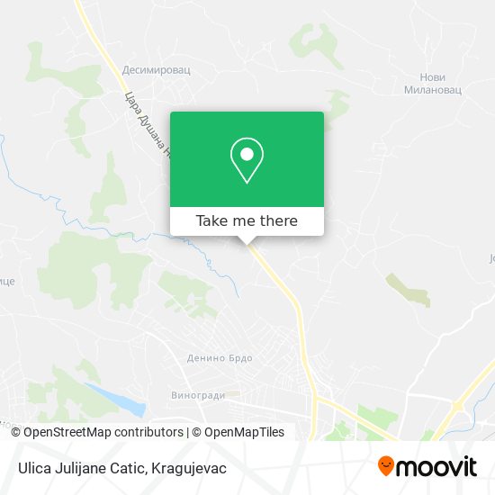 Ulica Julijane Catic map