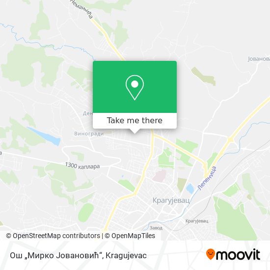 Ош „Мирко Јовановић“ map