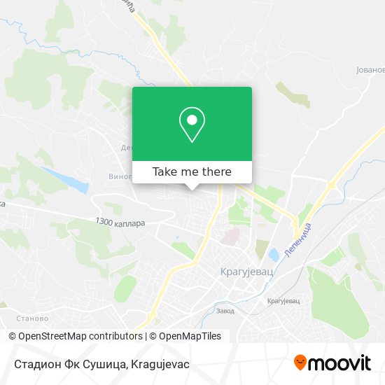 Стадион Фк Сушица map