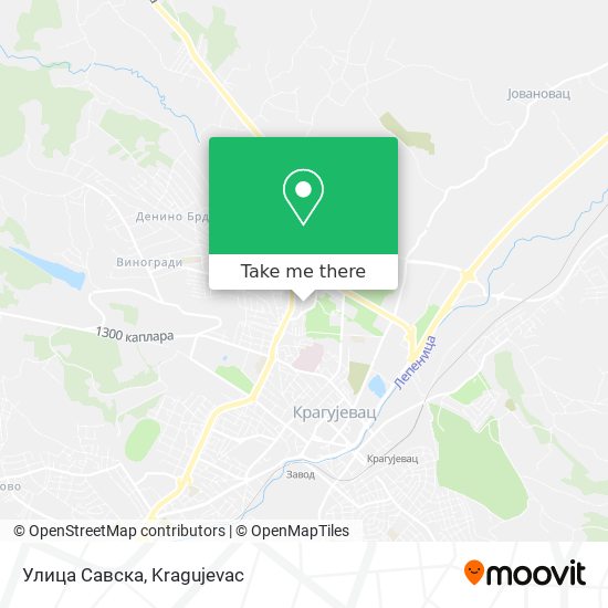 Улица Савска map