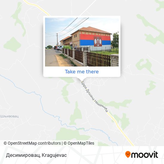 Десимировац map
