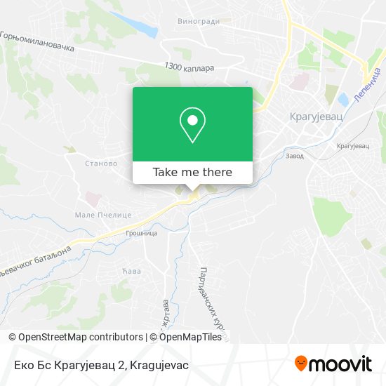 Еко Бс Крагујевац 2 map