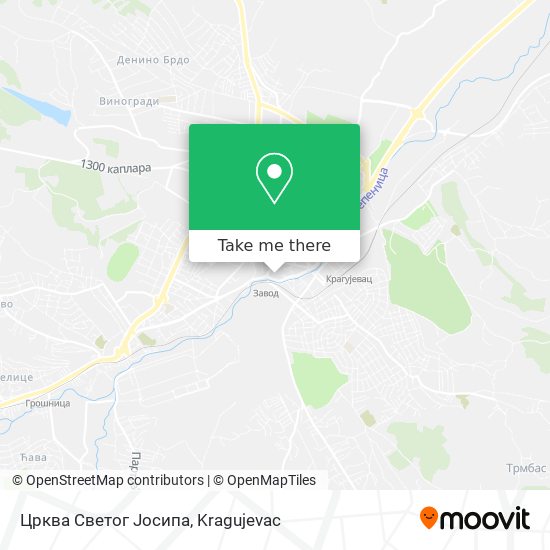 Црква Светог Јосипа map