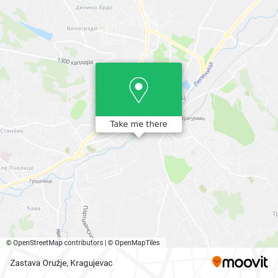Zastava Oružje map