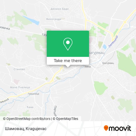 Шамовац map