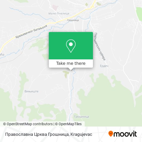 Православна Црква Грошница map