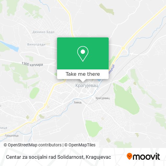 Centar za socijalni rad  Solidarnost map