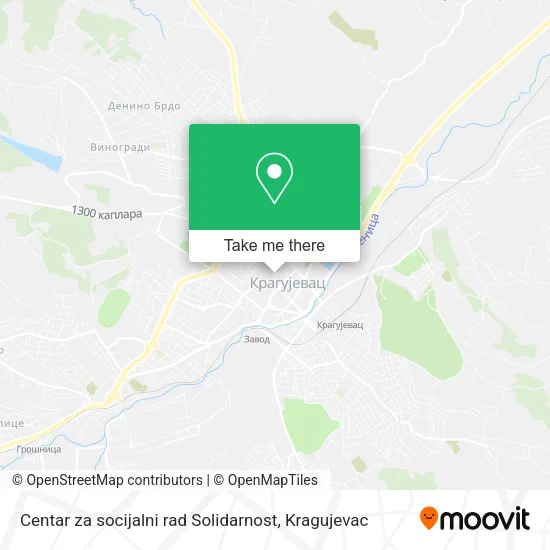 Centar za socijalni rad  Solidarnost map