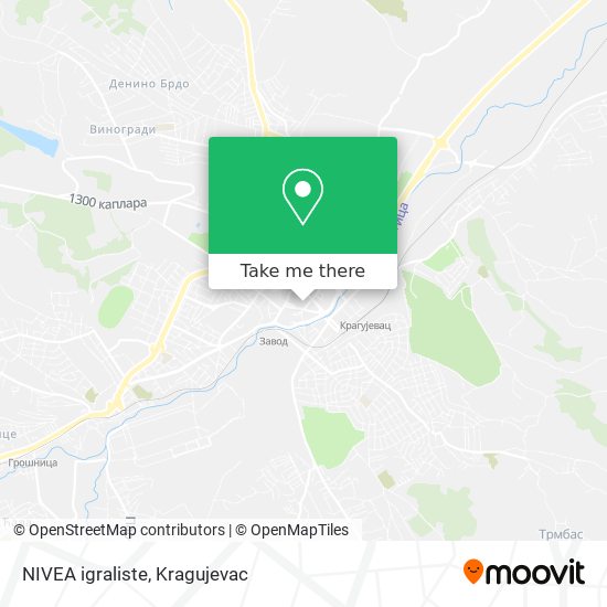 NIVEA igraliste map