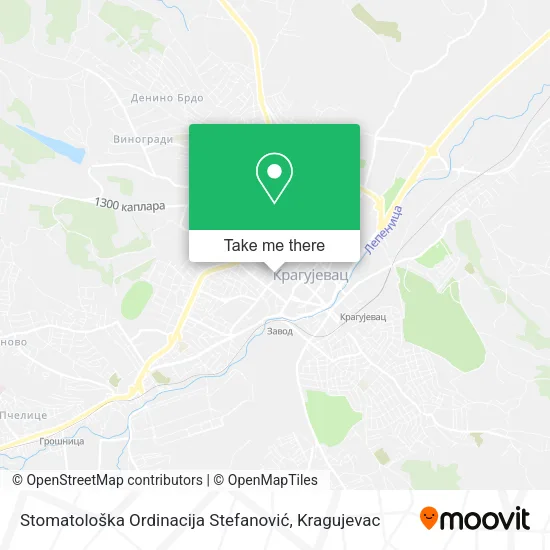 Stomatološka Ordinacija  Stefanović map