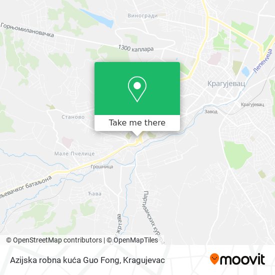 Azijska robna kuća Guo Fong map