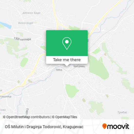 OŠ Milutin i Draginja Todorović map