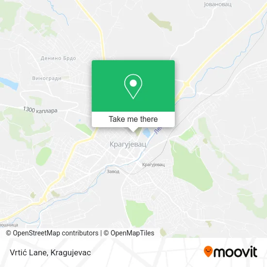 Vrtić  Lane map