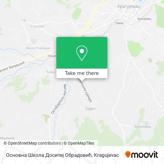 Основна Школа Доситеј Обрадовић map