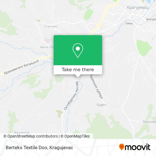 Berteks Textile Doo map