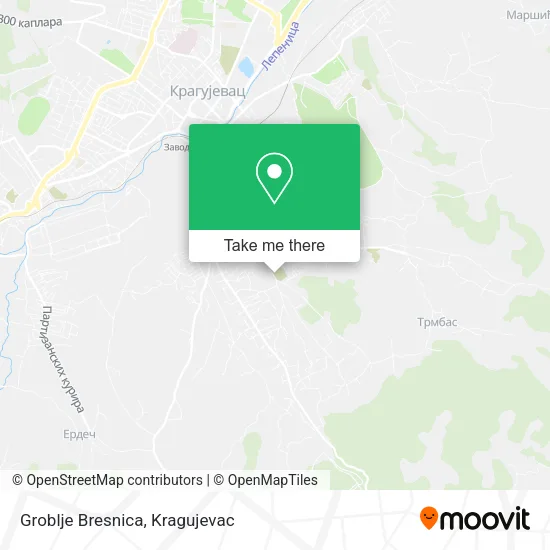 Groblje Bresnica map