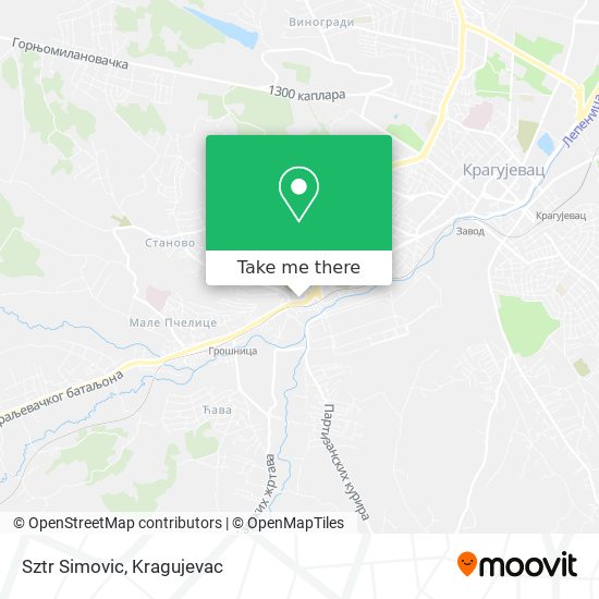 Sztr Simovic map