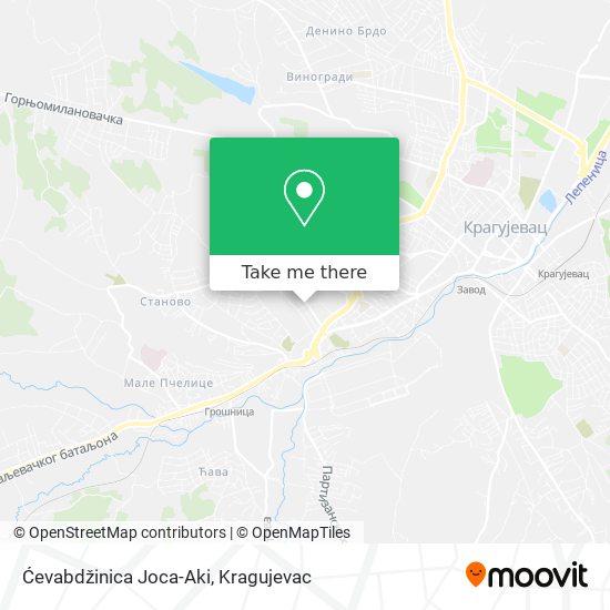 Ćevabdžinica Joca-Aki map